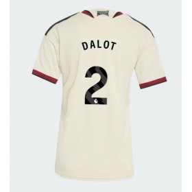 Manchester United Diogo Dalot #2 Tredje skjorte til dame 2026-27 Kortermet
